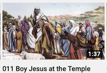 Boy Jesus at
                        the Temple