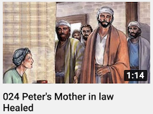 Peters Mother
                        in Law is Healed Video Icon