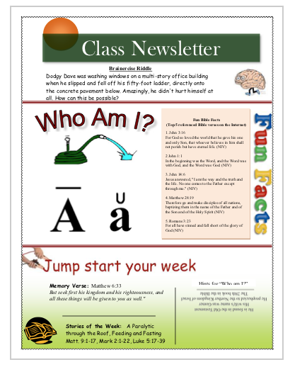 Week 15 Class Starter Worksheet