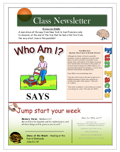 Week 16 Class Starter Worksheet
