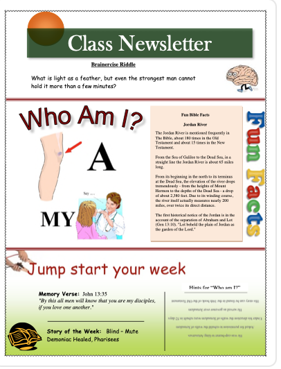 Week 23 Class Starter Worksheet