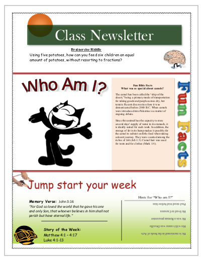Week
                        8 Class Starter Worksheet