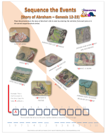 Abraham
                        Sequence Worksheet