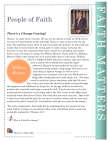Faith
                          Matters William Murray