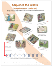 Moses
                        Sequence Worksheet