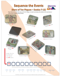 Ten
                        Egyptian Plagues Worksheet