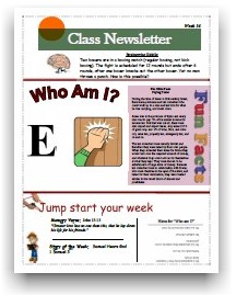 Class
                          Newsletter 16