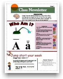 Class
                          Newsletter 2