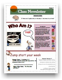 Class
                          Newsletter 27