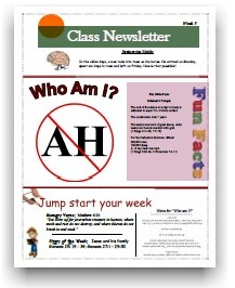 Class
                          Newsletter 5